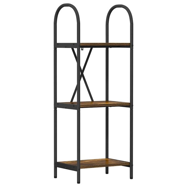 vidaXL Étagère Chêne fumé 40 x 30 x 109 cm Bois d'ingénierie