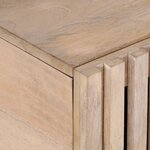 vidaXL Table basse blanc 80x51x40 cm bois de manguier massif