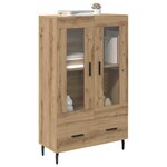 vidaXL Haut Armoire avec tiroir Chêne artisanal 69 5 x 31 x 115 cm