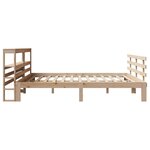 vidaXL Cadre de lit avec tête de lit sans matelas 200x200 cm