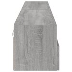 vidaXL Meubles TV muraux 2Pièces sonoma gris 100x30x30 cm bois ingénierie