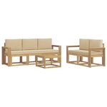vidaXL Ensemble de canapés d'extérieur 6 pc
