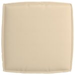 vidaXL Ensemble de coussins pour palette en oxford beige de
