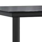 vidaXL Ensemble à manger jardin coussins 7Pièces marron poly rotin verre
