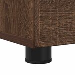 vidaXL Cabinet de salle de bain Chêne marron 76 5 x 35 x 64 cm
