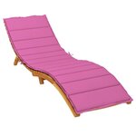 vidaXL Coussin de chaise longue rose tissu oxford