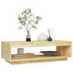 vidaXL Table basse 110x50x33 5 cm bois de pin massif