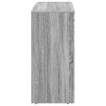 vidaXL Table basse Sonoma gris 102 x 35 x 75 cm Bois d'ingénierie