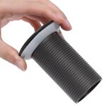 vidaXL Drain à poussoir sans débordement Gris 6 4x6 4x9 1 cm