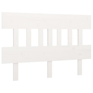 vidaXL Tête de lit Blanc 183 5x3x81 cm Bois massif de pin