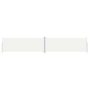 vidaXL Auvent latéral rétractable Crème 220x1200 cm