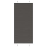 vidaXL Store plissé noir 90x200 cm largeur du tissu 89 4 cm polyester