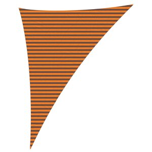 vidaXL Voile d'ombre Orange et marron 4 x 5 x 6 4 m