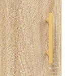 vidaXL Buffet chêne sonoma 69 5x34x90 cm bois d'ingénierie