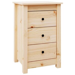 vidaXL Table de chevet 40x35x61 5 cm Bois de pin massif