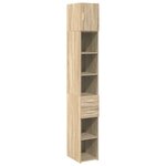 vidaXL Armoire de rangement mince chêne sonoma 30x42 5x225 cm