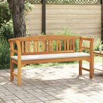 vidaXL banc Finition à l'huile naturelle 157 x 46 x 82 5 cm
