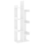 vidaXL Bibliothèque Blanc 48x25 5x140 cm Bois d’ingénierie