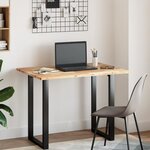 vidaXL Dessus de bureau non traité 100x70x2 cm bois d'acacia massif