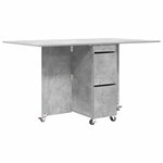 vidaXL Table à dîner 2 Pièces 140 x 80 x 77 cm Bois d'ingénierie