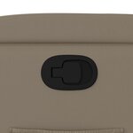 vidaXL Fauteuil inclinable Cappuccino Similicuir
