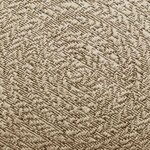 vidaXL Tapis ZIZUR beige Ø 160cm aspect de jute intérieur et extérieur