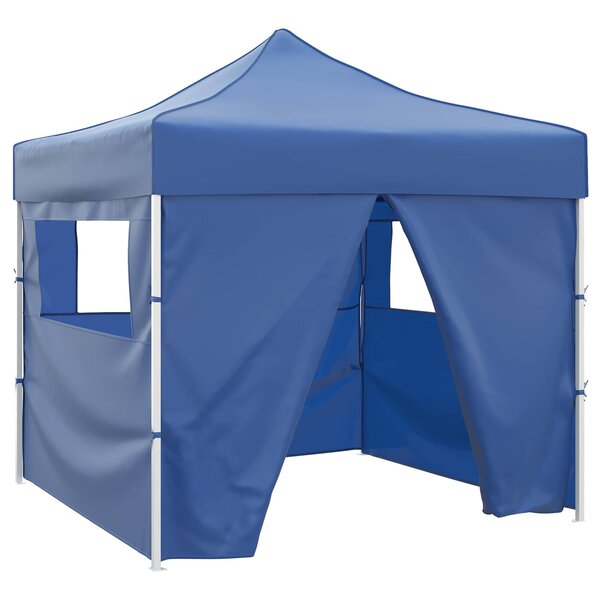 vidaXL Tente de fête 291 x 291 x 315 cm Bleu Tissu Oxford