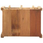 vidaXL Table d'appoint avec tiroir Marron 43 x 32 x 46 cm