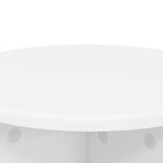 vidaXL Support de Plante 2 pièces Blanc Ø40 x 40 cm Bois d'ingénierie