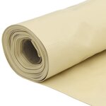 vidaXL Écran d'intimité de balcon crème 400x75 cm PVC