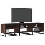 vidaXL Meuble TV chêne marron 180x40x46 cm bois d'ingénierie