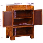 vidaXL Cabinet à chaussures avec stockage Marron 55 x 35 x 75 cm