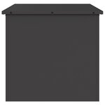 vidaXL Boîte de Rangement Extérieure Noir 55 x 50.5 x 50 cm