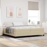 vidaXL Cadre de lit Vert gris clair 100 x 200 cm