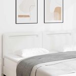 vidaXL Tête de lit Montage mural avec tête de lit Blanc 180 cm PVC