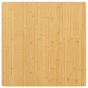 vidaXL Dessus de table 70x70x2 5 cm bambou