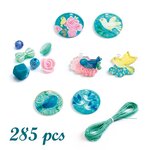 Djeco DJ09856 - Perles fantaisies oiseaux