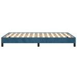 vidaXL Cadre de lit Bleu foncé 120x200 cm Velours