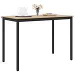 vidaXL Table de salle à manger / Table de repas Bois d'ingénierie