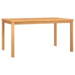 vidaXL Ensemble à manger de jardin 7 Pièces Bois de teck solide