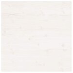 vidaXL Dessus de table blanc 90x90x2 5 cm bois de pin massif