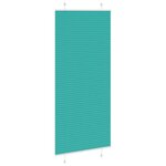 vidaXL Store plissé vert pétrole 90x200 cm largeur du tissu 89 4 cm