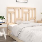 vidaXL Tête de lit 125 5x4x100 cm Bois massif de pin