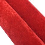 vidaXL Corde de colonne Rouge et doré Velours