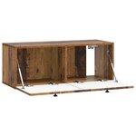 vidaXL Meuble TV mural Bois ancien 78 5 x 31 x 30 cm Bois d'ingénierie