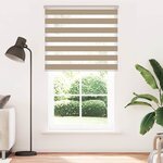 vidaXL Store zèbre marron sable largeur du tissu 115 9 cm polyester