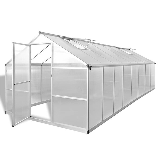 vidaXL Serre Aluminium 481x250x195 cm 23 44 m³