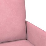 vidaXL Canapés avec coussin 110cm Rose Contreplaqué