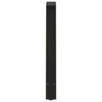 vidaXL Pieds de table à manger en forme de A  2 pièces  noir  50 x (72-73) cm  acier
