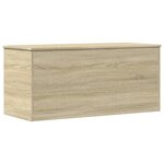 vidaXL Boîte de rangement chêne sonoma 100x42x46 cm bois d'ingénierie